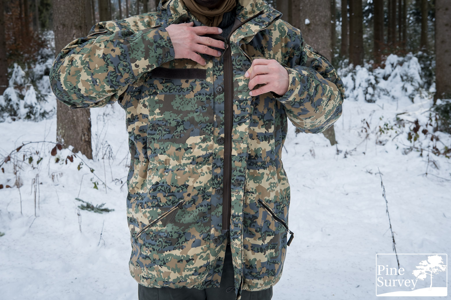 Review: Bundesheer - Camouflage field jacket, heavy (Austrian Armed Forces)  - Pine Survey